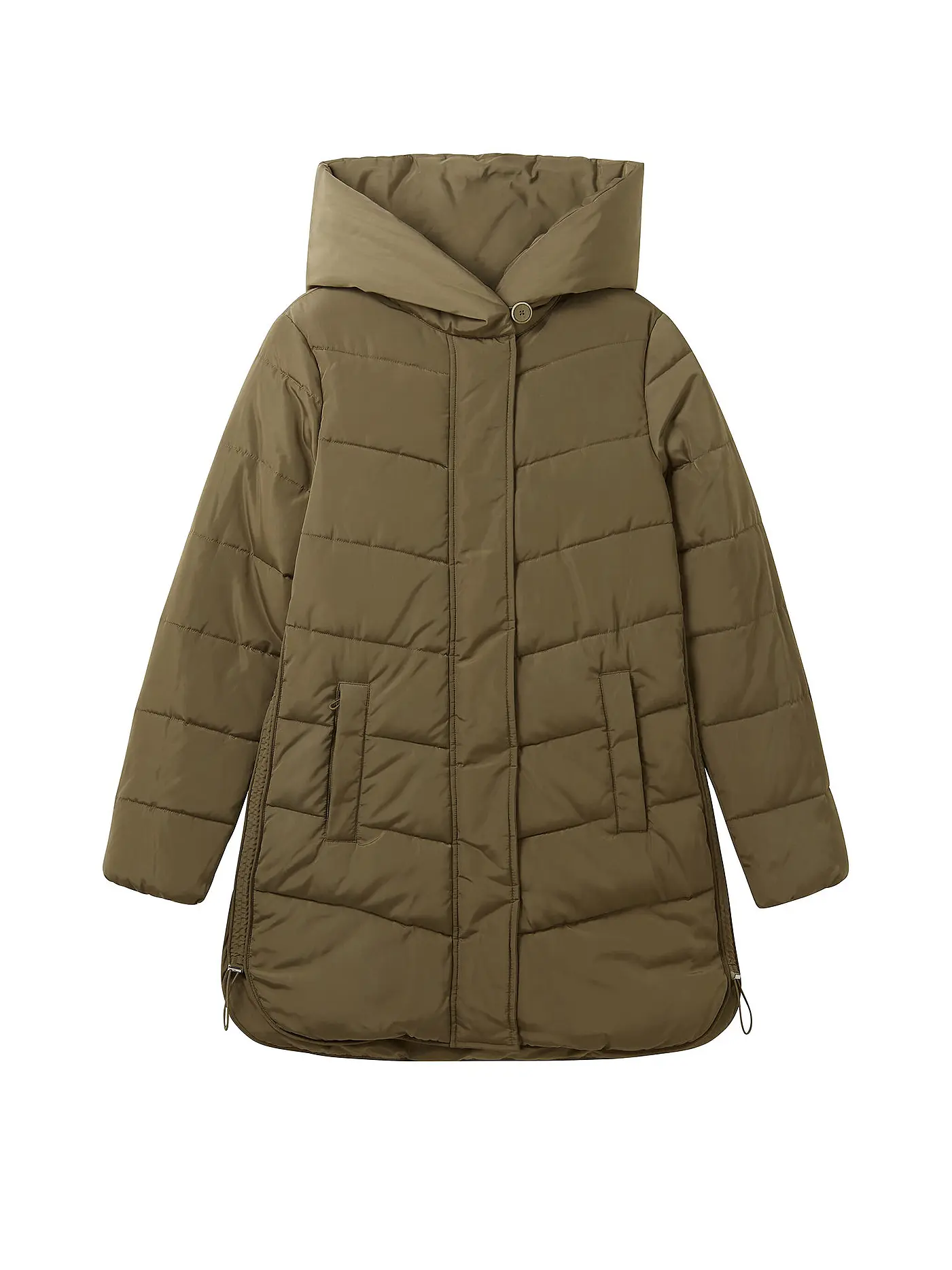 TOM TAILOR | Steppmantel | olive